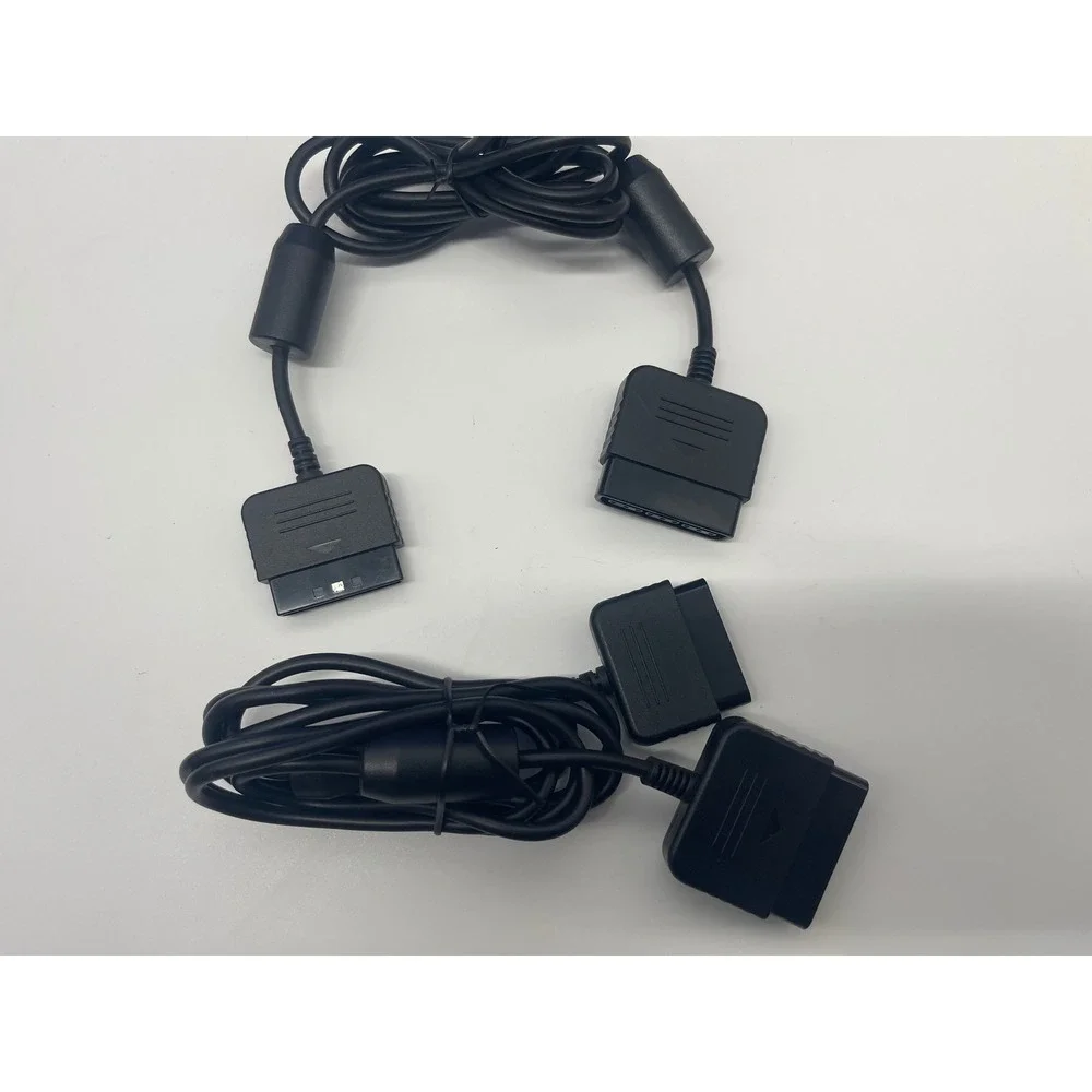 Unbranded Controller Extension Cable OS Black PS2 PS1 Accessory Excellent